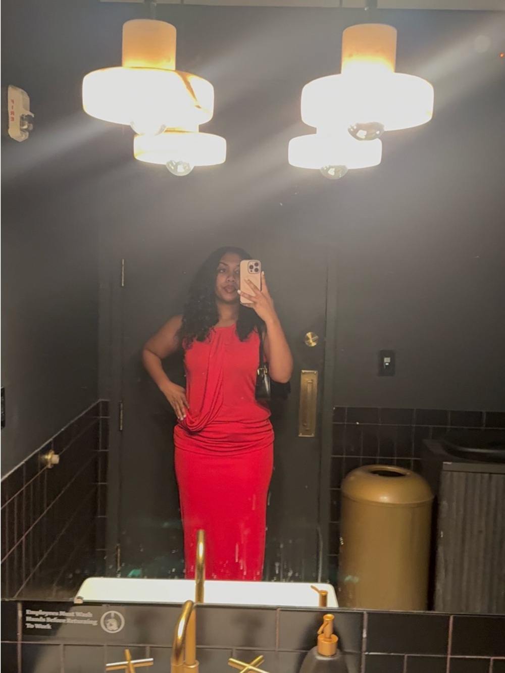 Ann Taylor Red Midi Dress - Sleeveless Sheath